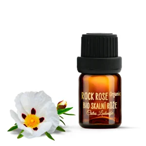 Rare organic essential oil Rock Rose from Halkidiki