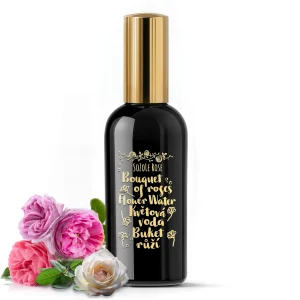 Flower water Bouquet of roses in a mist sprayer